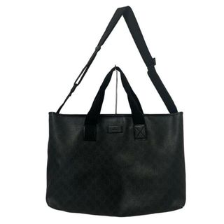 グッチ(GUCCI)のGUCCI(グッチ) ショルダーバッグ GGプラス・GGスプリーム 162785 黒×ライトグレー 2WAY(ショルダーバッグ)