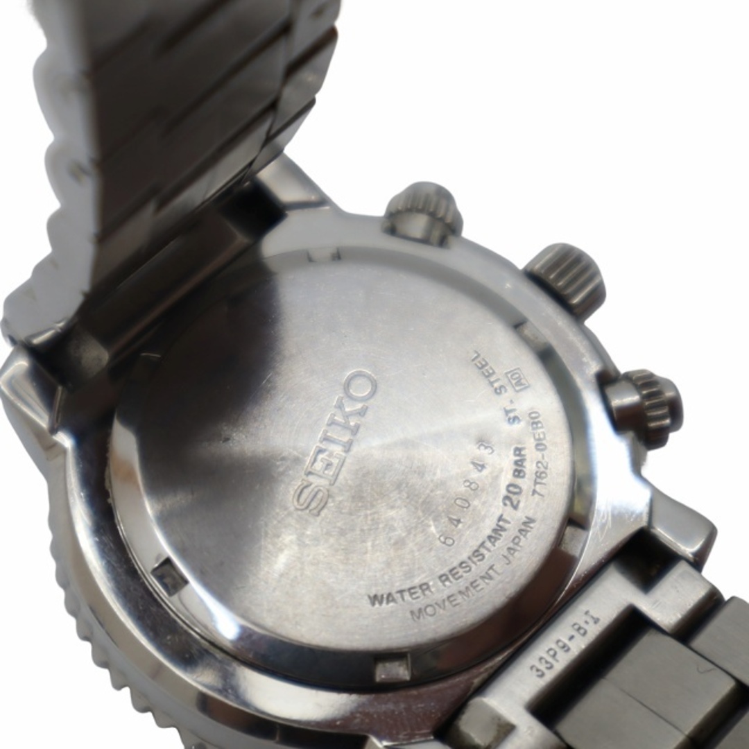 SEIKO - セイコー パイロット アラーム クロノグラフ クォーツ式