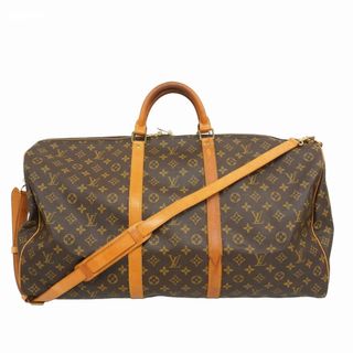 ルイヴィトン(LOUIS VUITTON)の【5fd5120】ルイヴィトン ボストンバッグ モノグラム キーポルバンドリエール60 M41412 ブラウン【中古】メンズ レディース ユニセックス(ボストンバッグ)