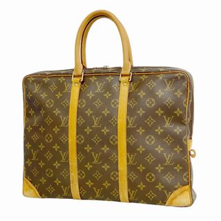 ルイヴィトン(LOUIS VUITTON)の【5fd5139】ルイヴィトン ビジネスバッグ モノグラム ポルトドキュマンヴォワヤージュ M40226 ブラウン【中古】メンズ(ビジネスバッグ)