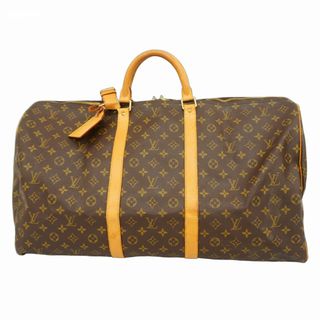 ルイヴィトン(LOUIS VUITTON)の【5fd5213】ルイヴィトン ボストンバッグ モノグラム キーポル60 M41422 ブラウン【中古】メンズ レディース ユニセックス(ボストンバッグ)