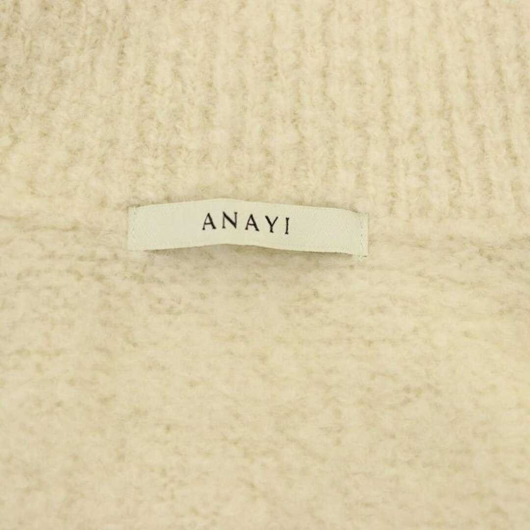 2025新入荷 - ANAYI アナイ ニットブルゾン アルパカ混 カシミヤシルク ジャケット・アウター
