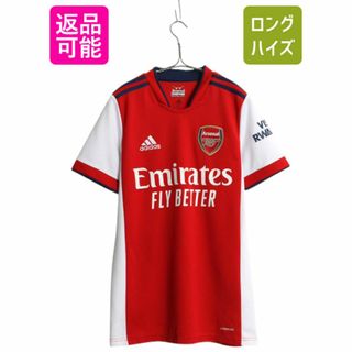 アディダス(adidas)のアディダス アーセナル サッカー ユニフォーム メンズ XS / 正規品 プレミアリーグ 21 22 モデル オフィシャル 当時物 レプリカ Tシャツ 赤(ウェア)