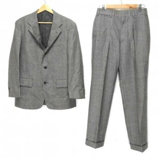 ジェイプレス(J.PRESS)のJ.PRESS(ジェイプレス) シングルスーツ メンズ - 黒×白 千鳥格子柄/肩パッド(セットアップ)