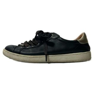 UGG - UGG(アグ) スニーカー 26 レディース マイロ 1019107 黒×ゴールド×ダークブラウン レザー