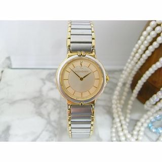 イヴサンローラン(Yves Saint Laurent)のヴィンテージ　YSL　イヴサンローラン　レディース　ウォッチ　薄18(腕時計)