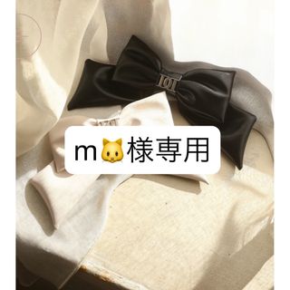 Darich ダーリッチ DDロゴレザーリボンバレッタ(バレッタ/ヘアクリップ)
