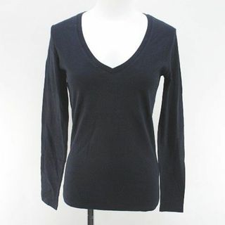ラルフローレン(Ralph Lauren)のラルフローレン 長袖 Tシャツ カットソー ロンT Vネック M 紺系 ネイビー(カットソー(長袖/七分))