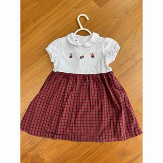 ファミリア(familiar)のfamiliar ワンピース 90cm 女の子 夏服 半袖(ワンピース)