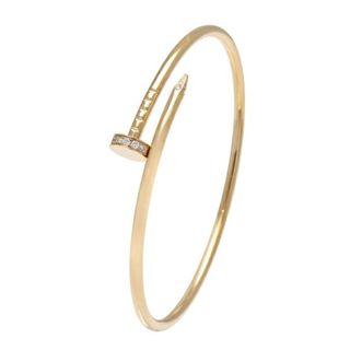 カルティエ(Cartier)のカルティエ ジュストアンクル スモールモデル K18イエローゴールド ブレスレット 中古(ブレスレット/バングル)