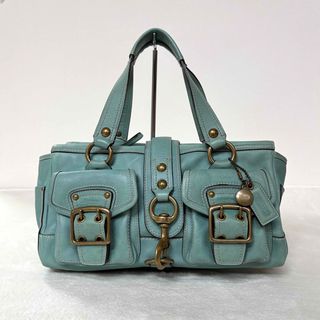 コーチ(COACH)の65th Coach Pocket Flap Legacy Bag Mint(ハンドバッグ)