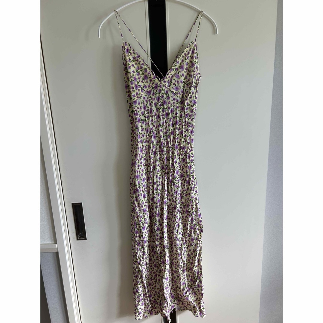 ZARA(ザラ)のZara 花柄ワンピース レディースのワンピース(ロングワンピース/マキシワンピース)の商品写真