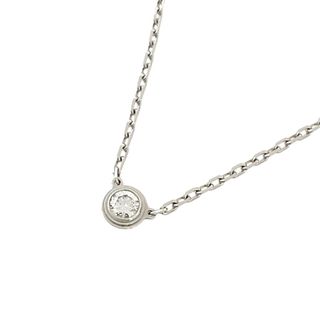 カルティエ(Cartier)の　カルティエ Cartier ダムール ネックレス K18WG ダイヤモンド ジュエリー(ネックレス)