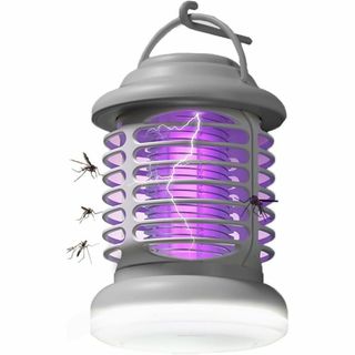 電撃殺虫器 虫除け コバエ取り 殺虫灯 蚊取り 捕虫器 こばえとりUV光源誘引