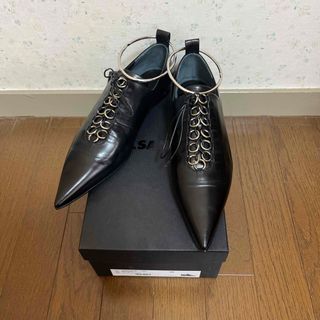 ジルサンダー(JIL SANDER)のジルサンダー アンクルリングレースアップパンプス(ハイヒール/パンプス)