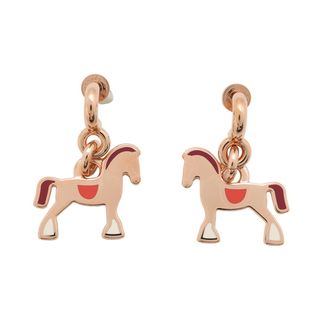 エルメス(HERMES)のエルメス ピアス シュヴァル Cheval グランド パラード ラッカーメタル HERMES アクセサリー(ピアス)