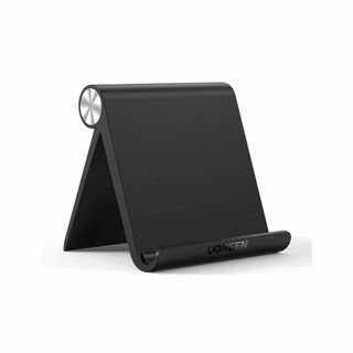 【色:ブラック】UGREEN iPad スタンド タブレットとスマホ 兼用 角度(タブレット)