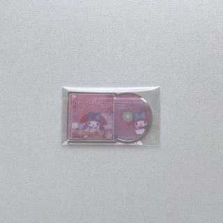 マイメロディ(マイメロディ)のマイメロ　CDケース風アクリルステッカー(キャラクターグッズ)