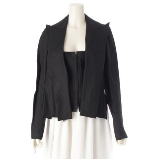 ヨウジヤマモト(Yohji Yamamoto)のヨウジヤマモト コルセット付  テーラードジャケット ※サンプル品 FD J18-300-1-3 ブラック【中古】(テーラードジャケット)
