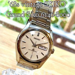 グランドセイコー(Grand Seiko)の1968年製造 セイコー グランドセイコー 6146-8000 OH済(腕時計(アナログ))
