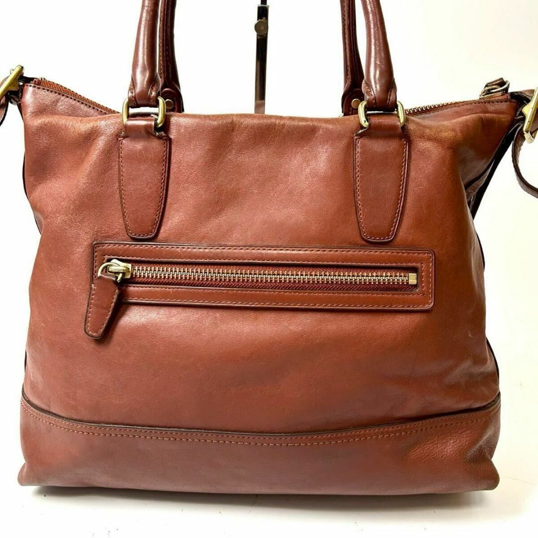 COACH - コーチ オールド レザー 2way ハンド ショルダーバッグ