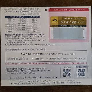 【最新】三越伊勢丹  株主優待  200万円(その他)