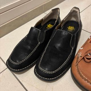 ウィルソン(wilson)の靴　ブラック(スリッポン/モカシン)
