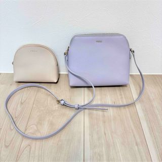 フルラ(FURLA)のフルラ FURLA BOHEME ショルダーバッグ　ポーチ付き　ラベンダー(ショルダーバッグ)