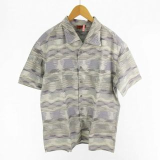 MISSONI - ミッソーニ MISSONI シャツ 半袖 総柄 グレー ネイビー 52 トップス