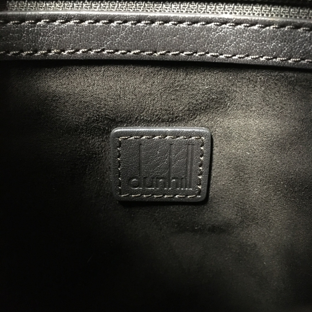 dunhill ダンヒル レザー ショルダーバッグ ダークブラウン