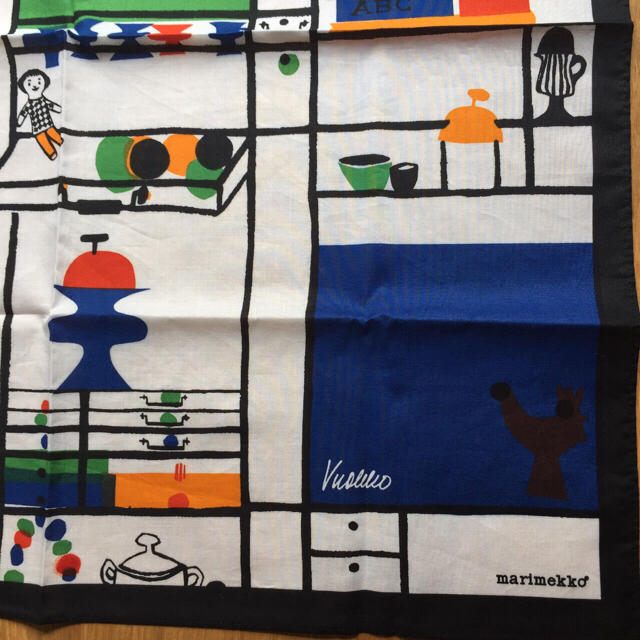 marimekko(マリメッコ)のマリメッコ コットン ハンカチ  レディースのファッション小物(ハンカチ)の商品写真