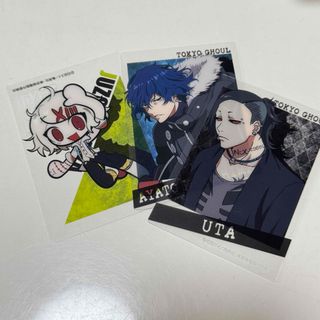 東京喰種 クリアカード 3枚(キャラクターグッズ)