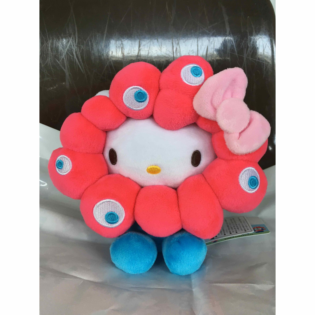 ハローキティ ミャクミャク ぬいぐるみ M 3個 ぬいぐるみくじ