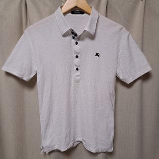 バーバリー(BURBERRY)のBURBERRY LONDON ノバチェック 刺繍ロゴ ポロシャツ(ポロシャツ)