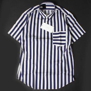エヌハリウッド(N.HOOLYWOOD)の新品 N.HOOLYWOOD S/S ボタンダウンシャツ ストライプ 半袖  (シャツ)