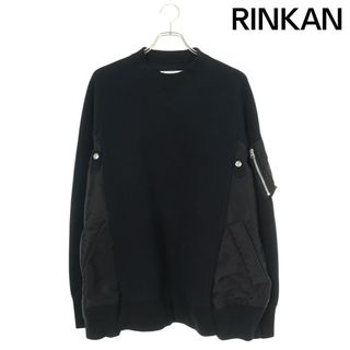 サカイ(sacai)のサカイ  SCM-221 Sponge Sweat x Nylon Twill Pullover ナイロンスポンジスウェット メンズ 3(スウェット)