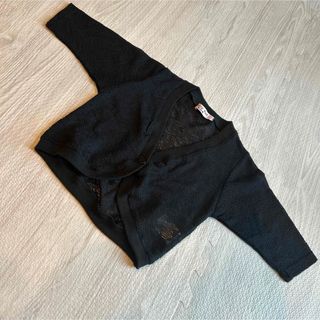 ブラック　ボレロ　110(カーディガン)