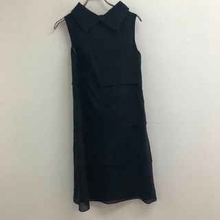 ホコモモラ(Jocomomola)のセンス抜群✨Jocomomola ホコモモラ【40】ひざ丈ワンピース ブラック (ひざ丈ワンピース)