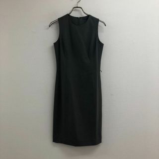 ラルフローレン(Ralph Lauren)のセンス抜群✨ラルフローレン【9】ひざ丈ワンピース グレー 無地(ひざ丈ワンピース)
