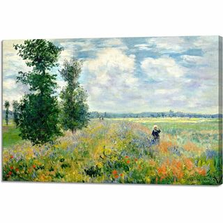 【サイズ:30x40cm_色:クロード・モネ06】アートパネル モネ ポピー畑 (その他)
