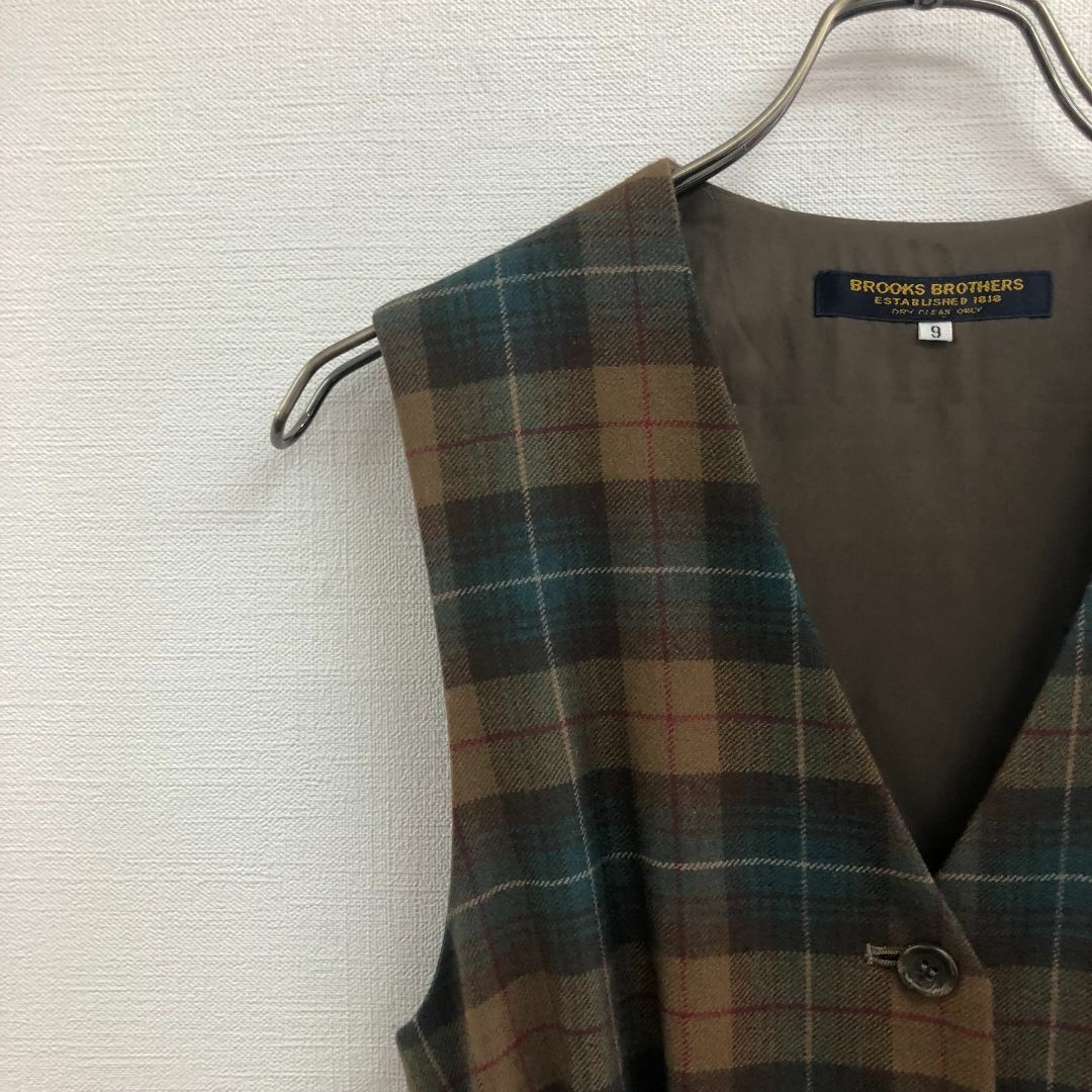 Brooks Brothers(ブルックスブラザーズ)のセンス抜群✨ブルックスブラザーズ【9】ワンピース チェック柄 レディースのワンピース(その他)の商品写真