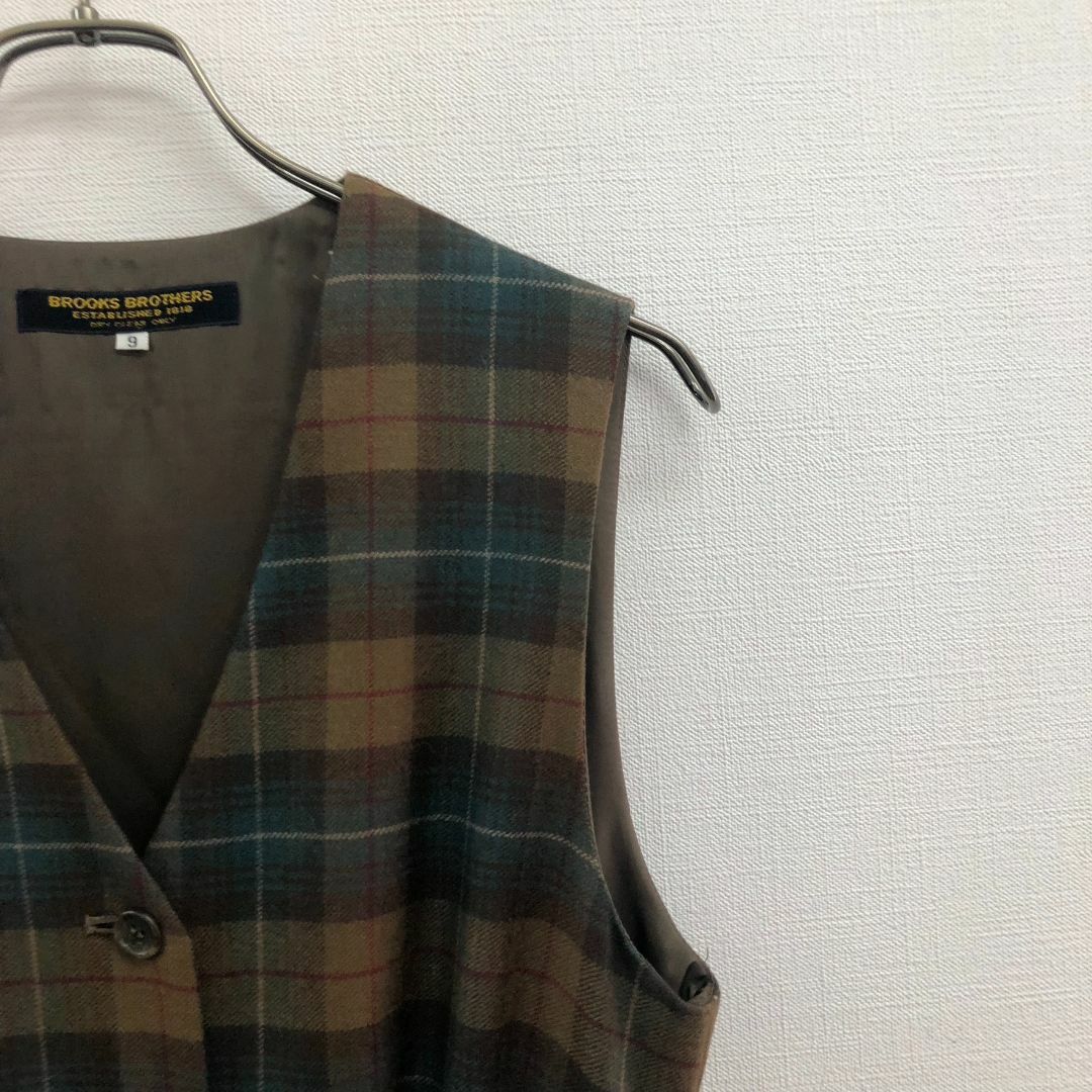 Brooks Brothers(ブルックスブラザーズ)のセンス抜群✨ブルックスブラザーズ【9】ワンピース チェック柄 レディースのワンピース(その他)の商品写真