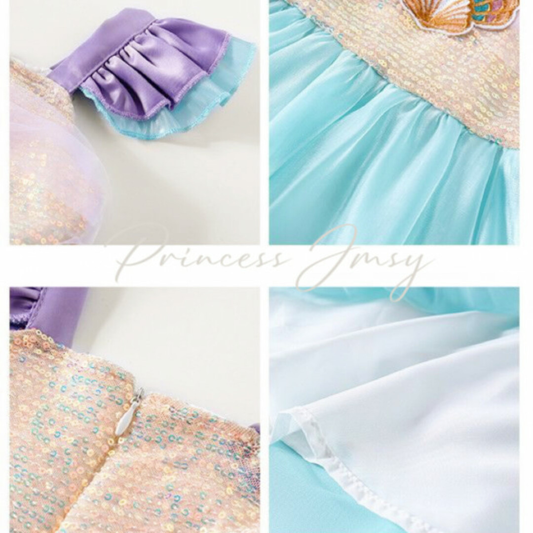 Disney - 120cm☆アリエルドレス アリエルワンピース プリンセス