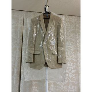 【3点セット】新郎 結婚式用 タキシード スーツ リネン 夏用 一式(セットアップ)