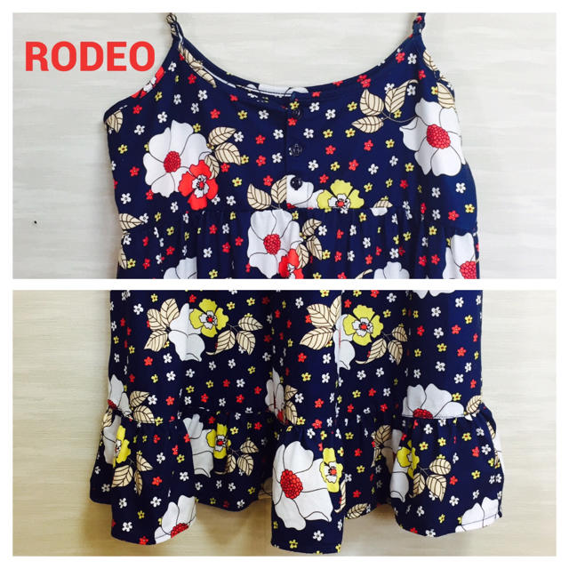 RODEO CROWNS(ロデオクラウンズ)の❤️大人気 限定1❤️RODEO 花柄 ボヘミアン ロングワンピ レディースのワンピース(ロングワンピース/マキシワンピース)の商品写真