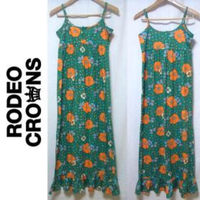 RODEO CROWNS(ロデオクラウンズ)の❤️大人気 限定1❤️RODEO 花柄 ボヘミアン ロングワンピ レディースのワンピース(ロングワンピース/マキシワンピース)の商品写真