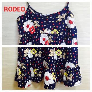 ロデオクラウンズ(RODEO CROWNS)の❤️大人気 限定1❤️RODEO 花柄 ボヘミアン ロングワンピ(ロングワンピース/マキシワンピース)