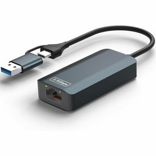 USB C 有線LANアダプター 2.5Gbps 超高速通信 USB Type(映像用ケーブル)