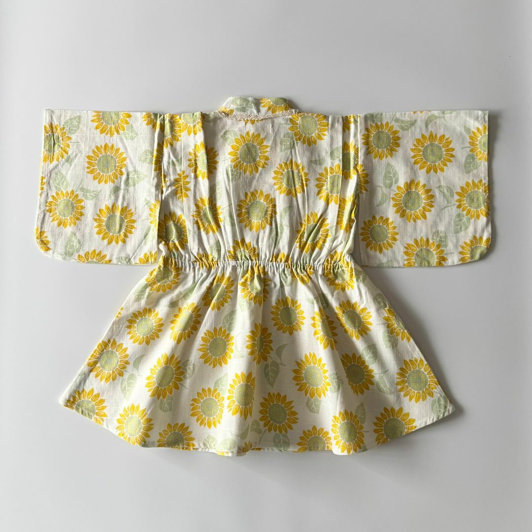 バースデイ - 新品｜夏物｜浴衣ドレス ひまわり 女の子 95cmの