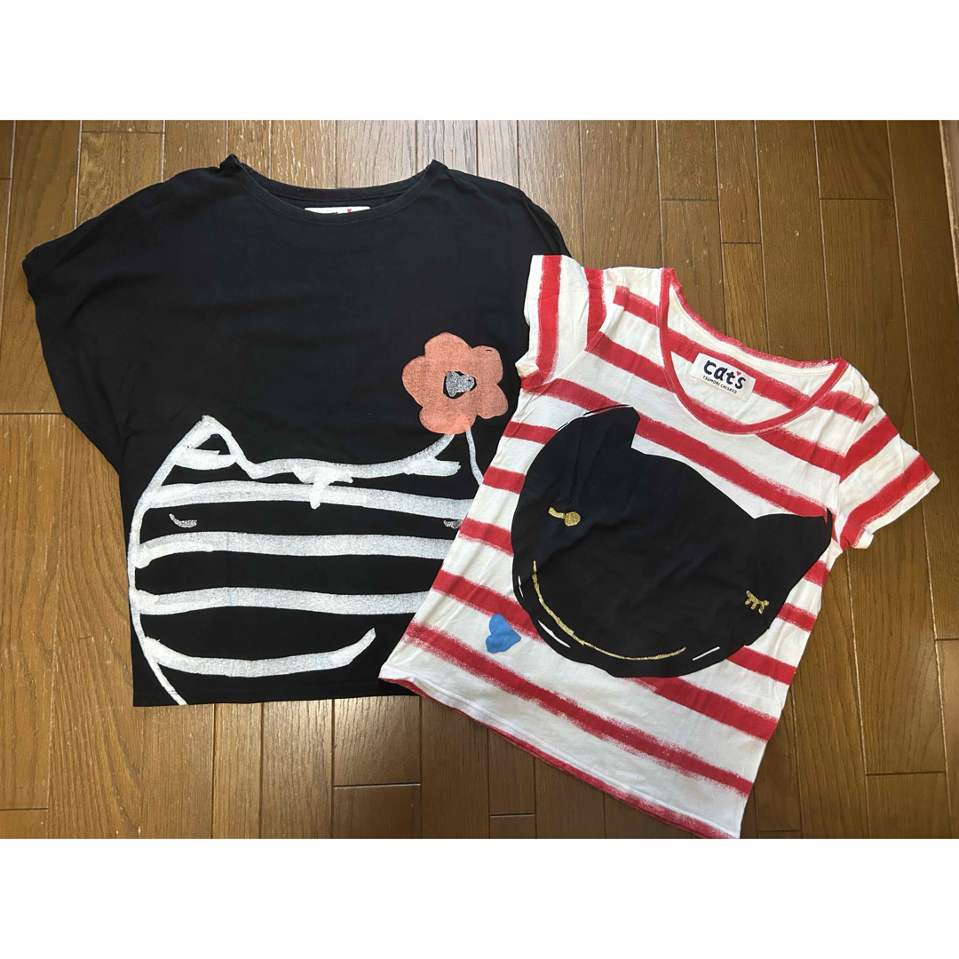激レア！！新品TSUMORI CHISATO 三つ編みの少女とネコ 刺繍Tシャツ